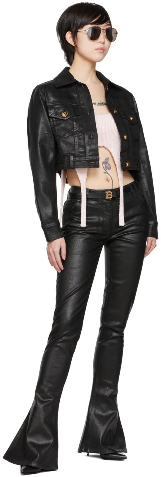 BALMAIN Pink Viscose Tank Top In 4ao Rose Clair