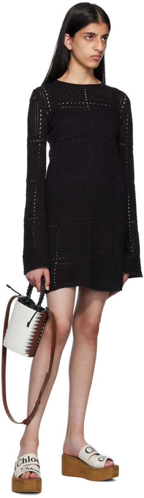 CHLOÉ Woody Canvas Platform Espadrille Sandals In White