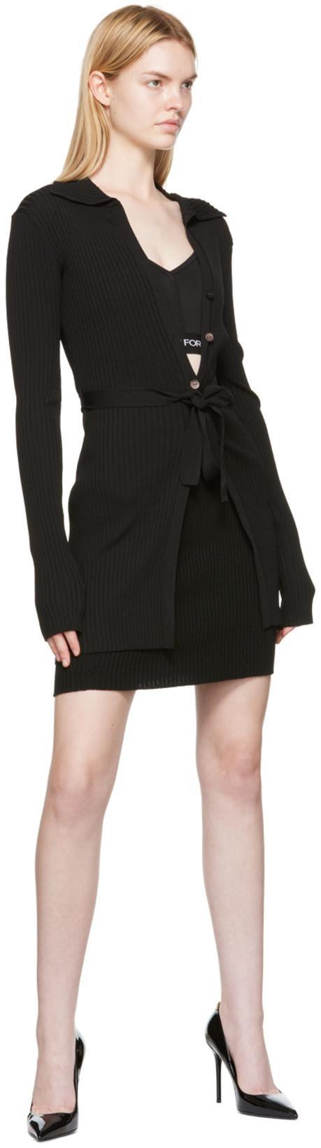 TOM FORD Stretch Lustrous Velour Signature Leggings In Black