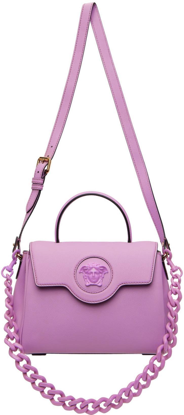 VERSACE Medusa Head-buckled Ruched Georgette Mini Dress In Black