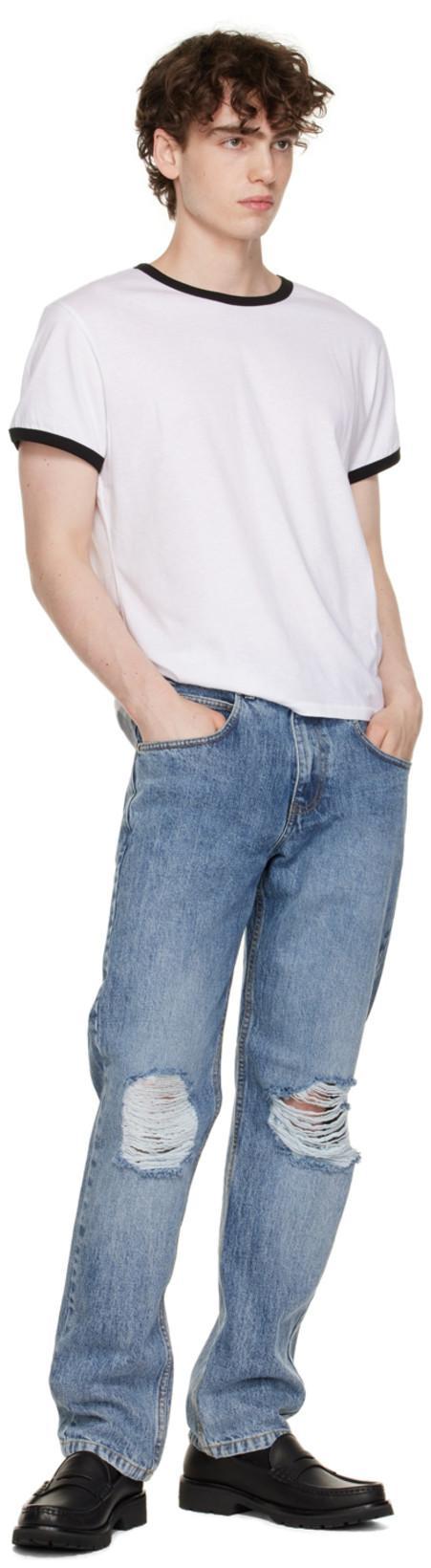 SAINT LAURENT Le Loafer Ysl-logo Leather Loafers In Black