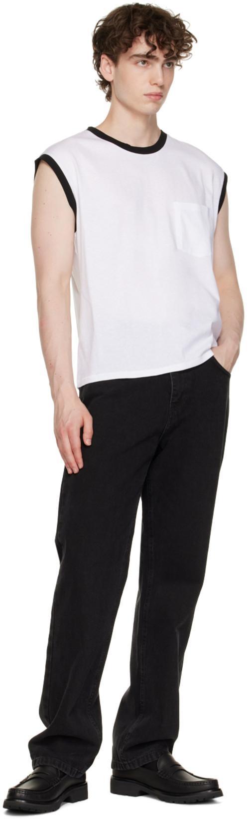 SAINT LAURENT Le Loafer Ysl-logo Leather Loafers In Black