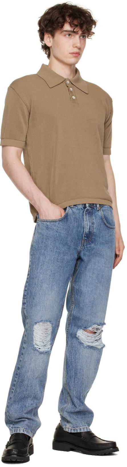 SAINT LAURENT Le Loafer Ysl-logo Leather Loafers In Black