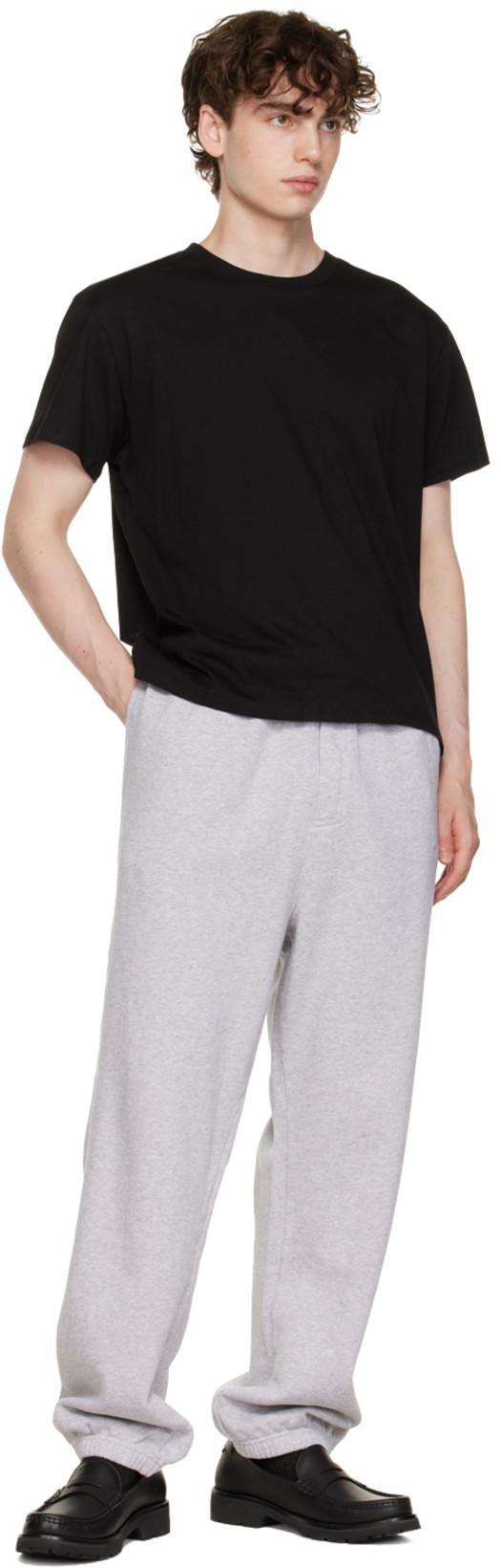 SAINT LAURENT Le Loafer Ysl-logo Leather Loafers In Black