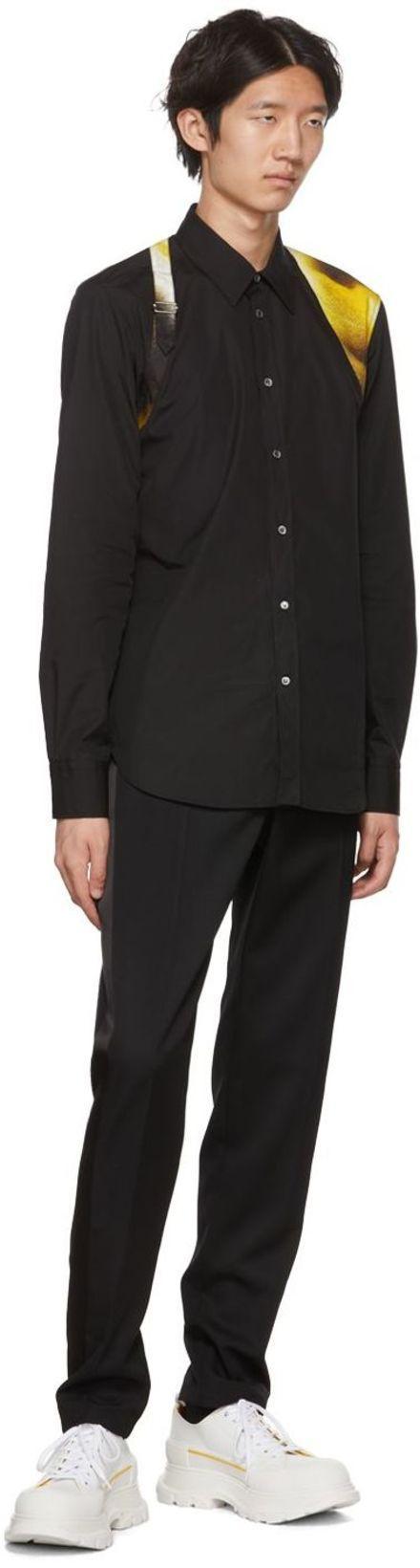 ALEXANDER MCQUEEN Black Smoking Trousers