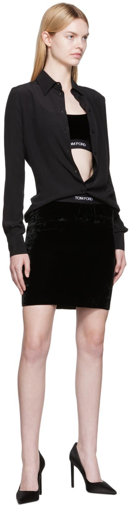 TOM FORD Velvet Top In Black
