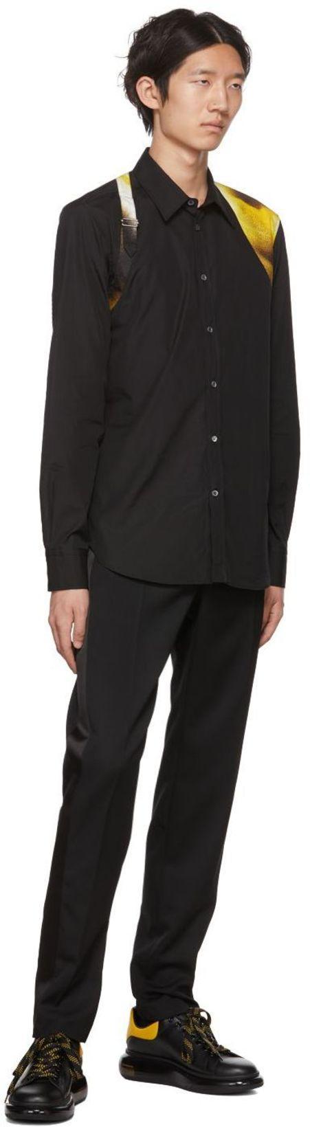 ALEXANDER MCQUEEN Black Smoking Trousers