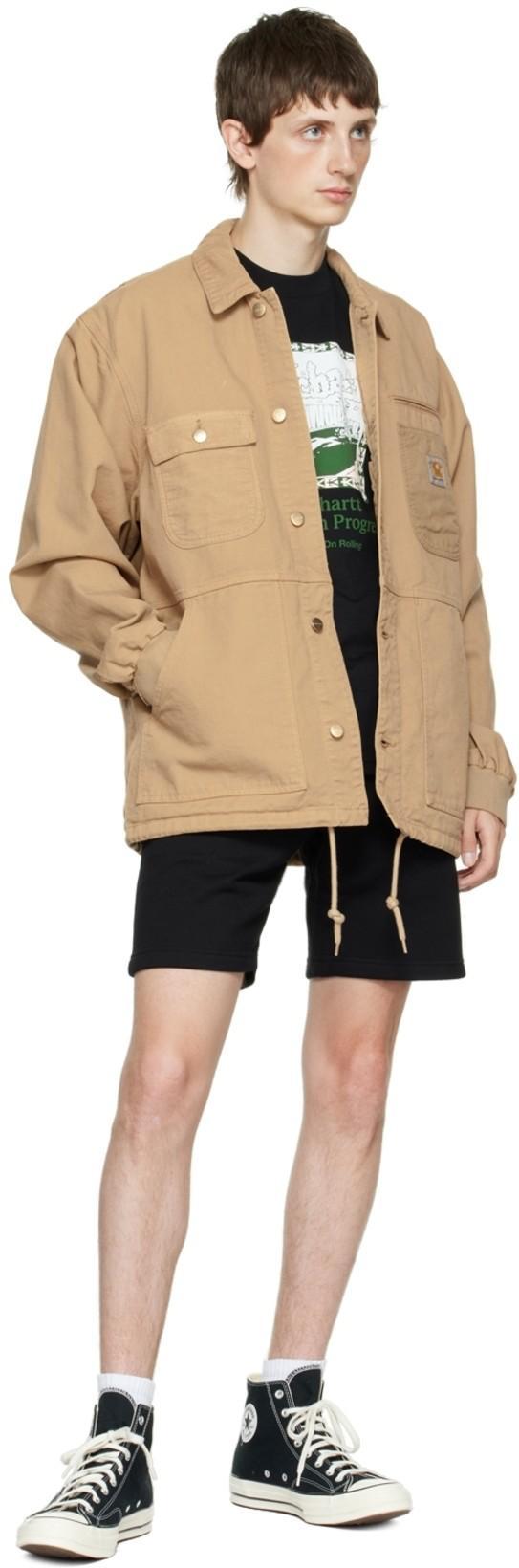 CARHARTT Sweat Shorts Chase Flee In Black