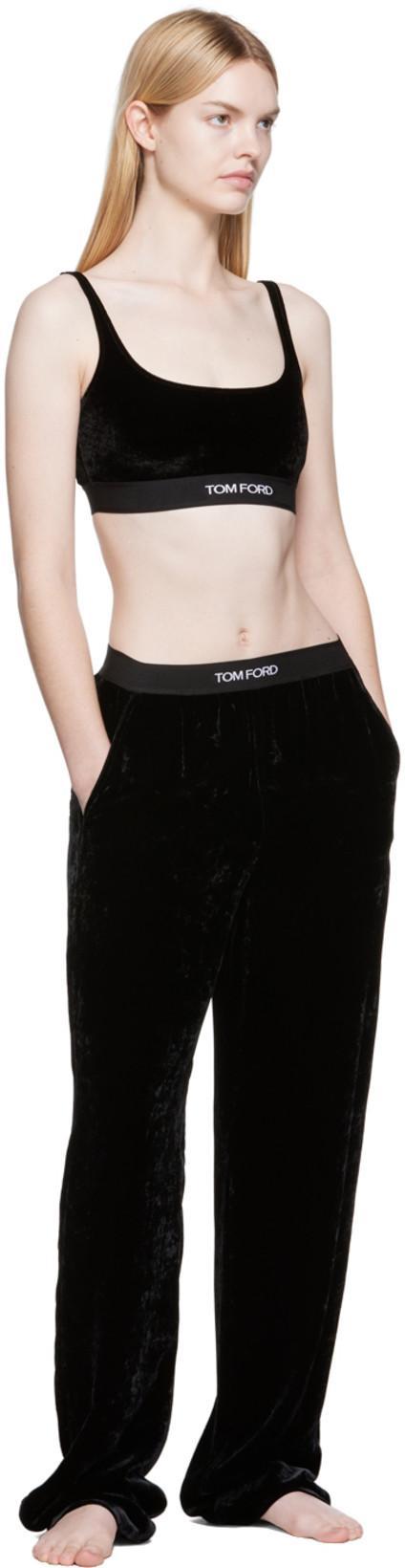 TOM FORD Black Pinched Seams Lounge Pants