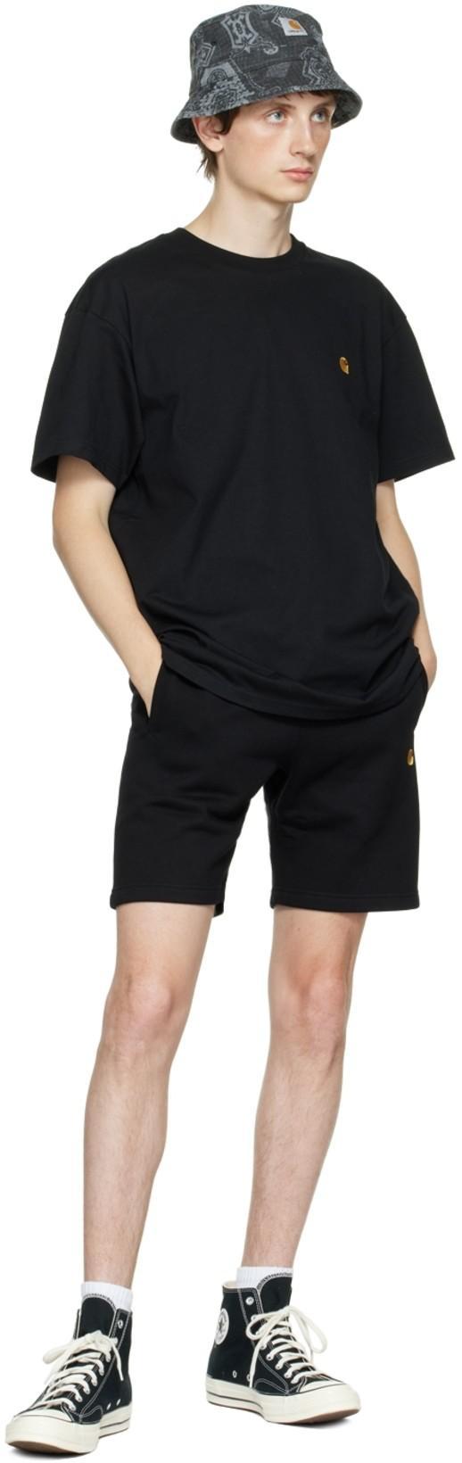 CARHARTT Sweat Shorts Chase Flee In Black