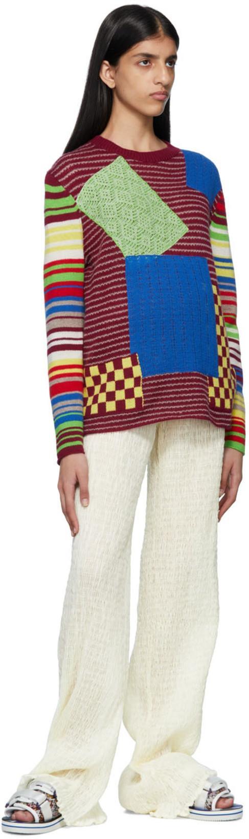 SUICOKE Unique Embroidery Fabric Moto-cab Slippers In Multicoloured