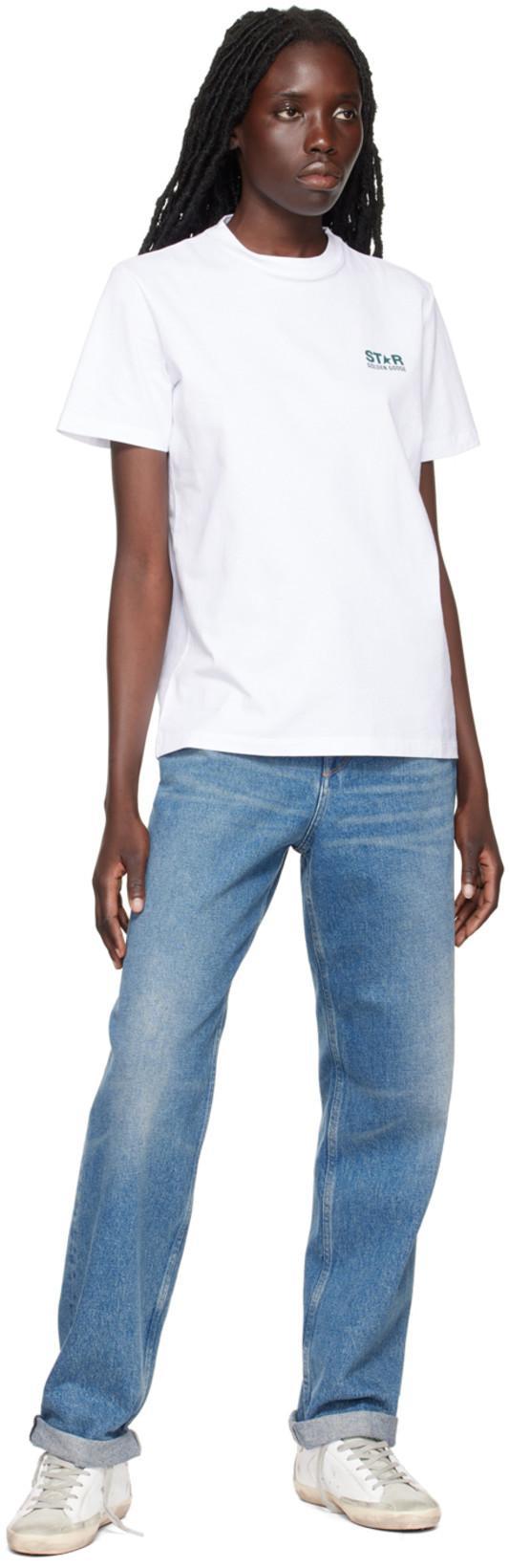 GOLDEN GOOSE Super-star Leather Upper And Star Suede Toe And Spur Laminated Heel Metal Lettering In Whte