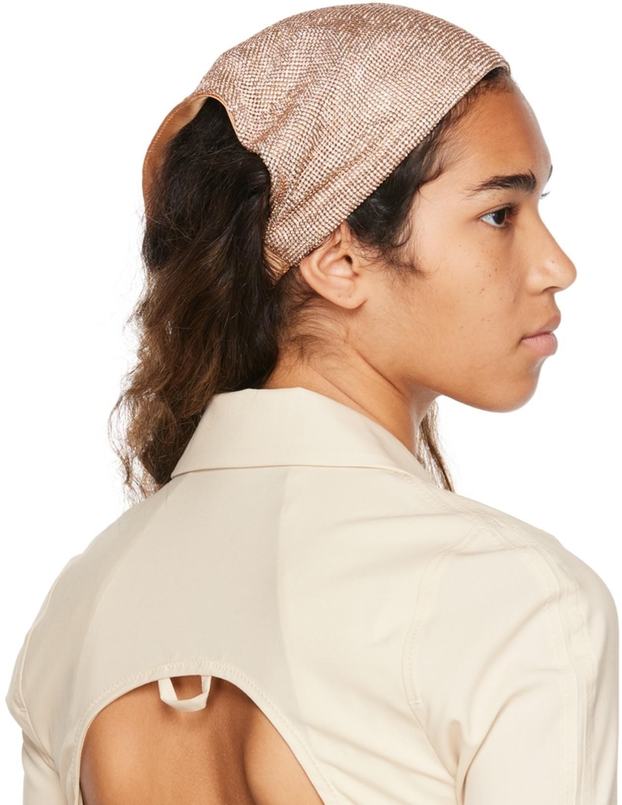 JACQUEMUS La Robe Tangelo Cutout Stretch-wool Mini Dress In Beige