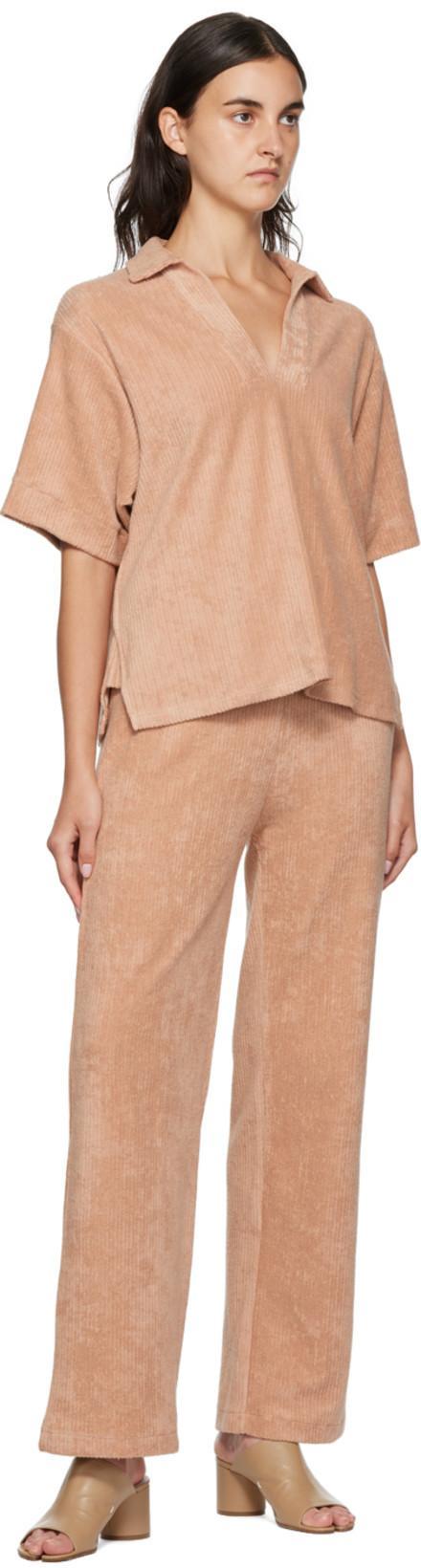 MAISON MARGIELA Tan Tabi Mules In Chamois