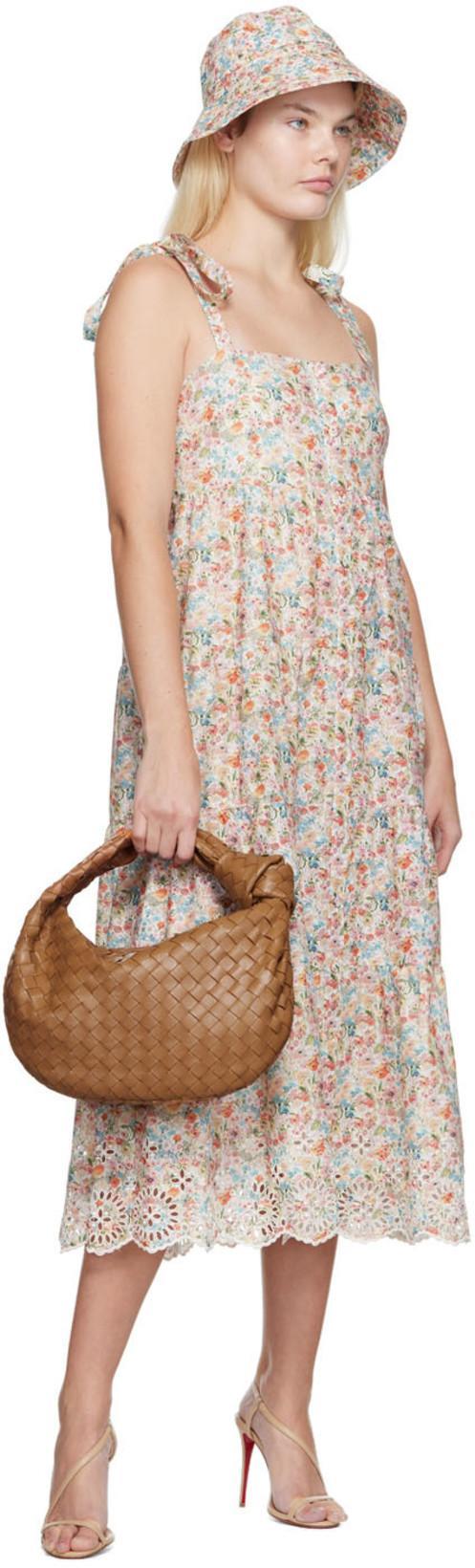 BOTTEGA VENETA Teen Jodie Intrecciato Leather Hobo In Caramel Gold