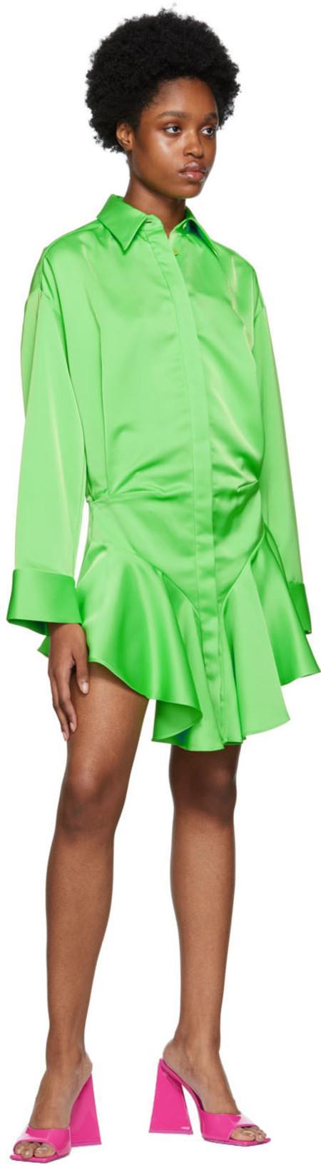 ATTICO Shirt Dress In Green