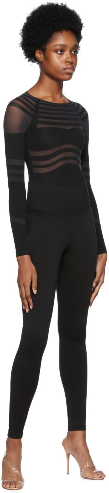 WOLFORD Thermal Leggings Featuring Infrared Technology In Black