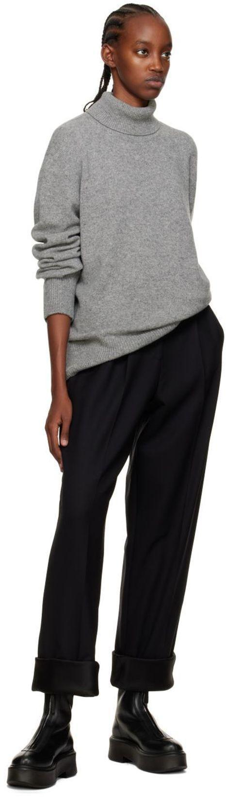 THE ROW Stepny Wool & Cashmere Knit Sweater In Grey