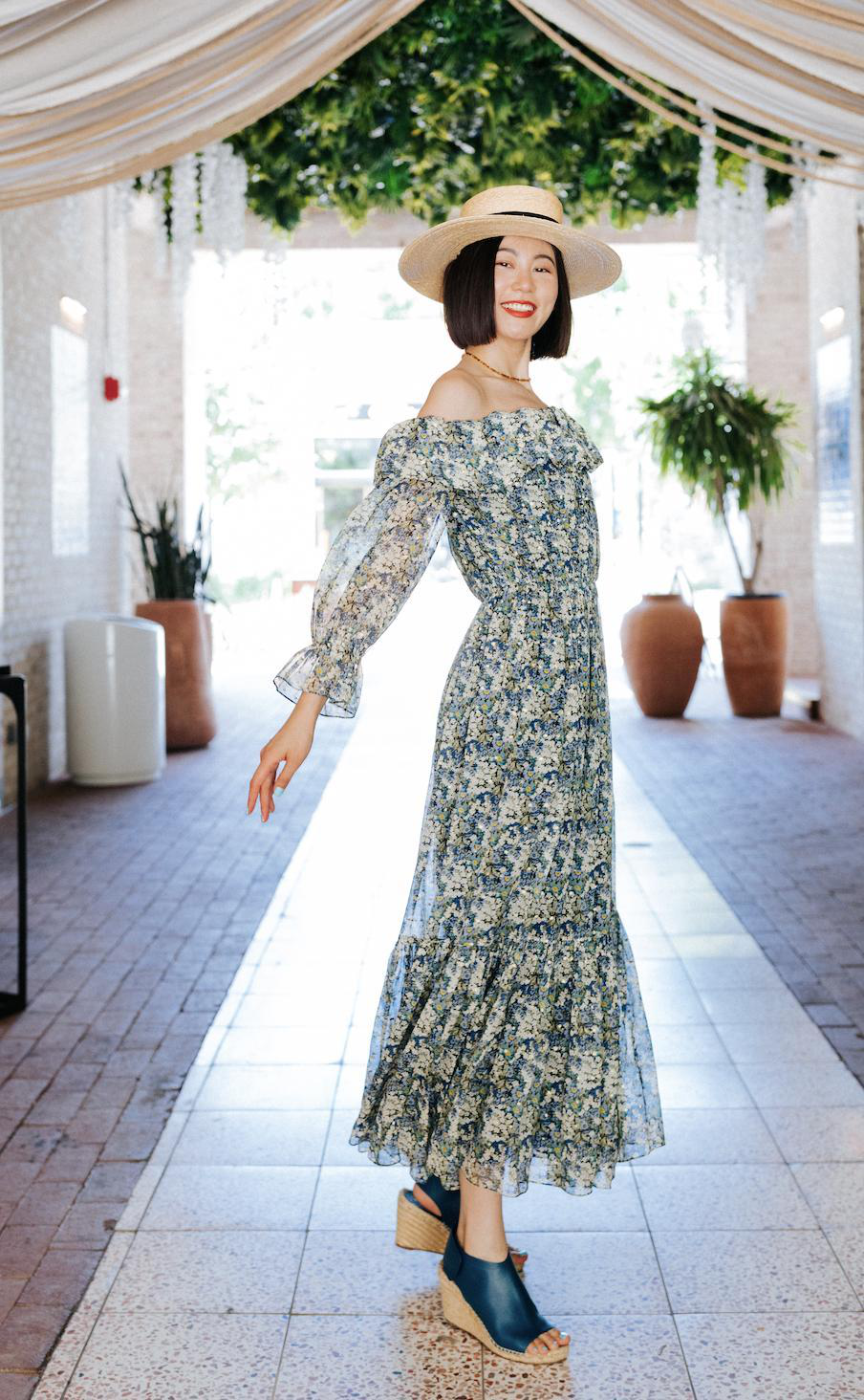 GUCCI Alba Embellished Woven Lamé Boater In Gold