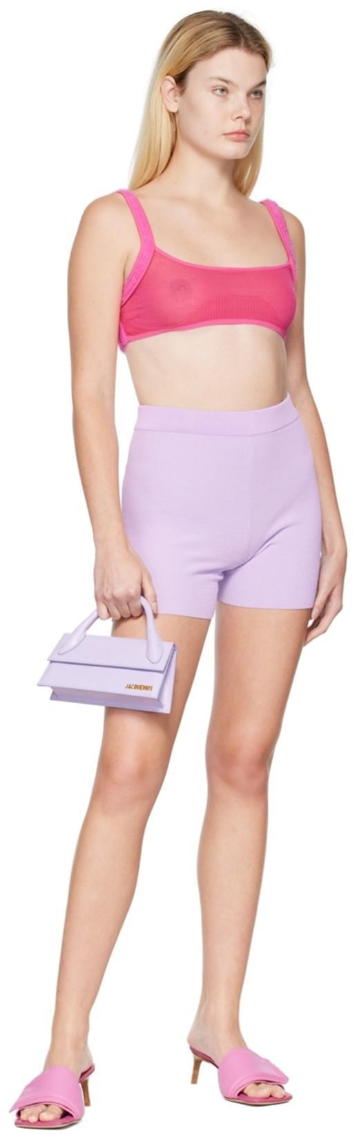 JACQUEMUS Les Mules Piscine Slip In Pink