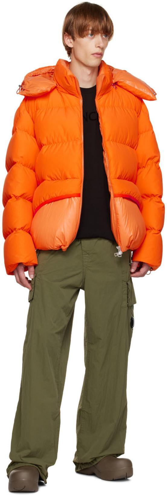 MONCLER Flocked Logo Cotton T-shirt In Black