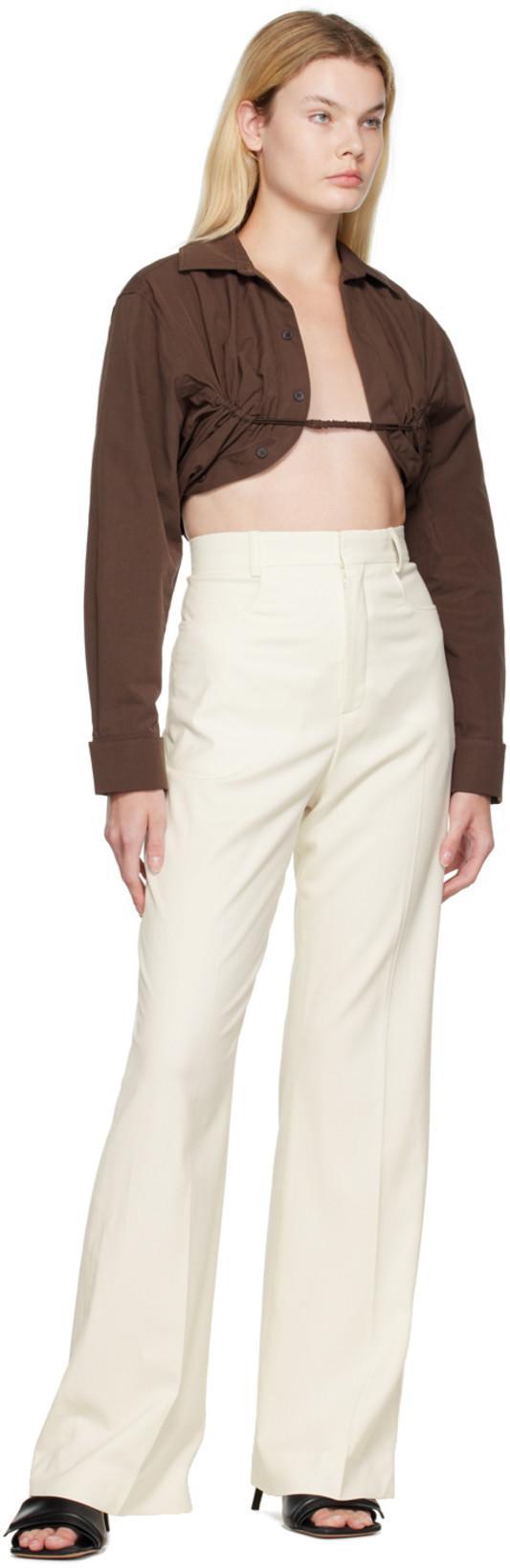 JACQUEMUS Leather Heels In Black