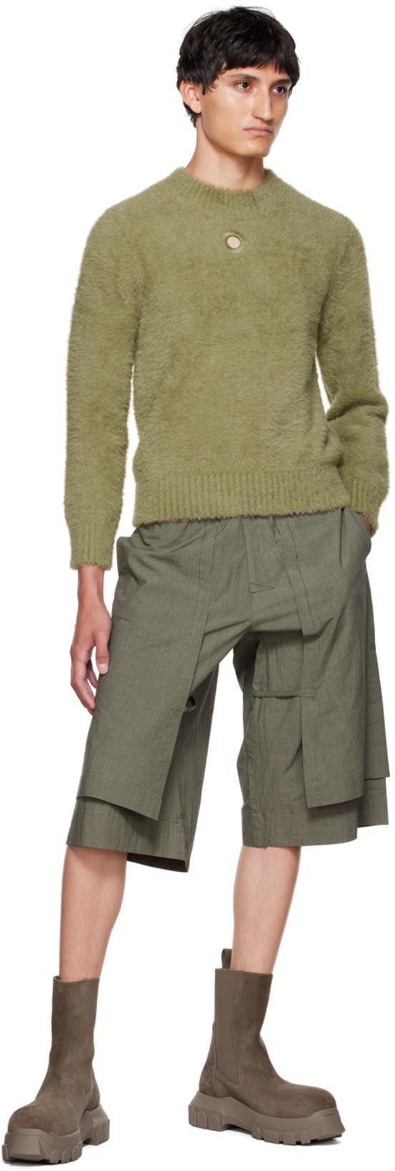 RICK OWENS Stroble Beatle Bozo Tractor In Dust Grey In Dust Dust