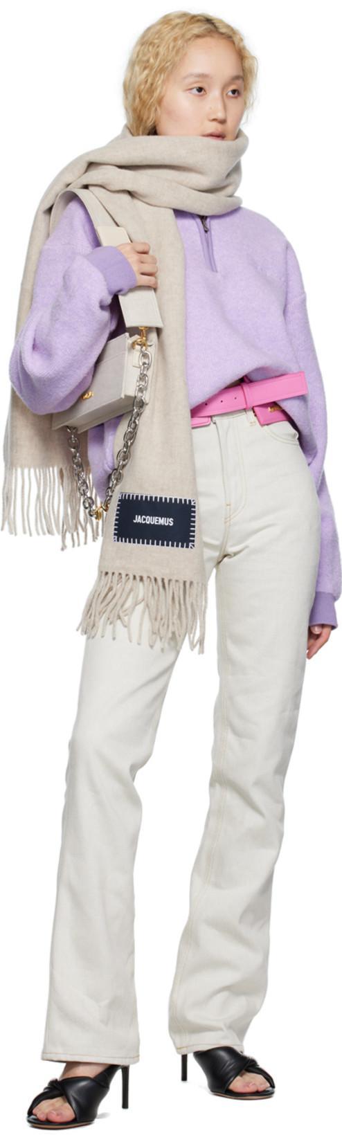 JACQUEMUS Off-white Le Papier 'le Bandeau' Tank Top In 110 Off-white