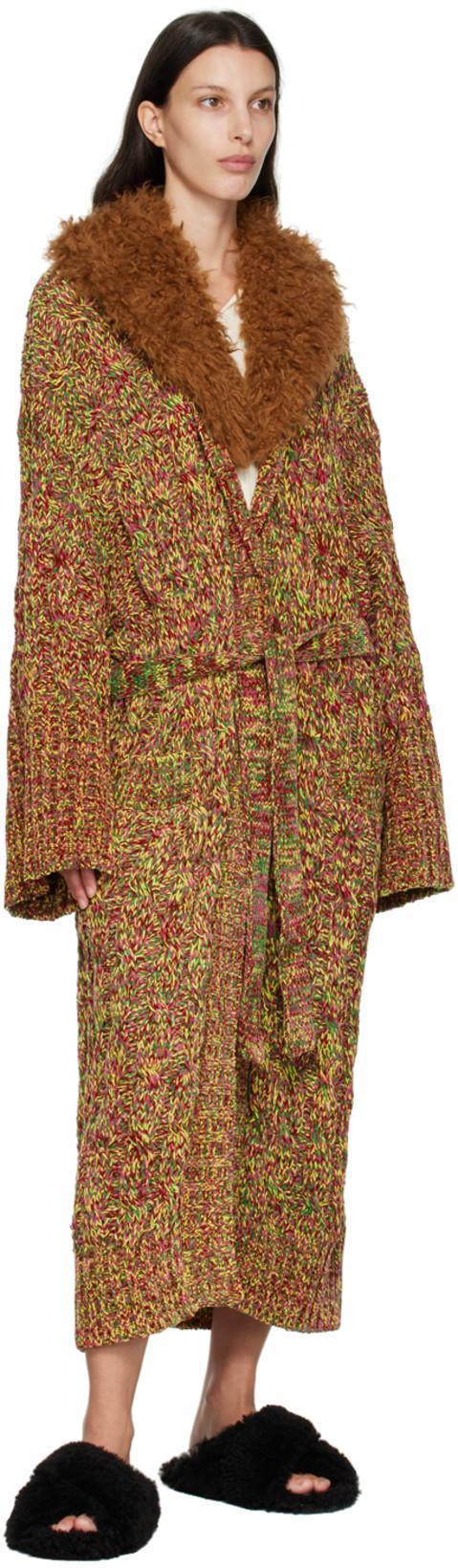 MARNI 10mm Fussbett Crisscross Shearling Slide In Black