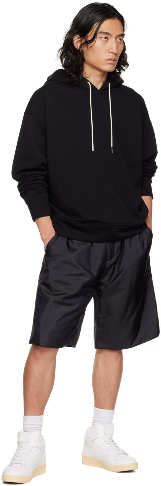 JIL SANDER White High-top Leather Sneakers