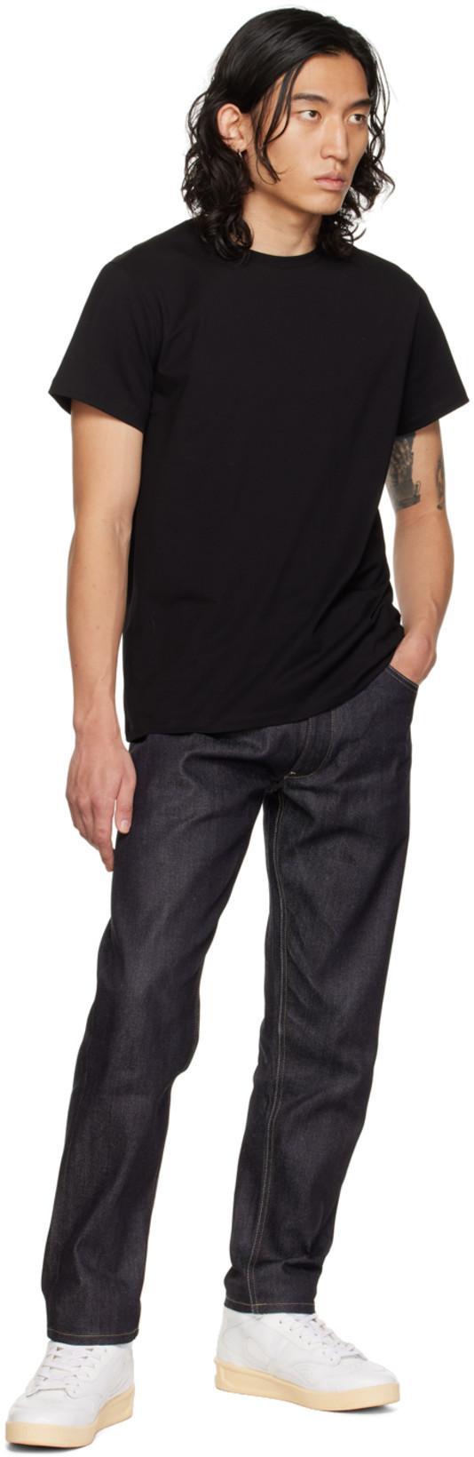 JIL SANDER White High-top Leather Sneakers