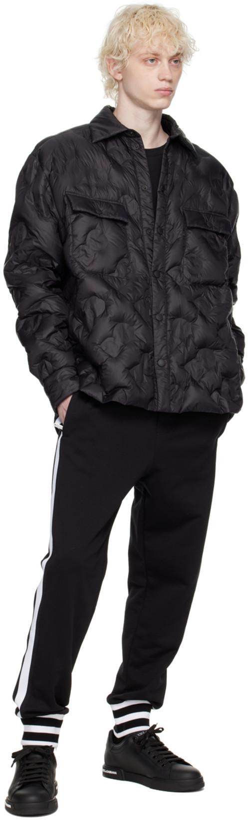 DOLCE & GABBANA Black Padded Jacket