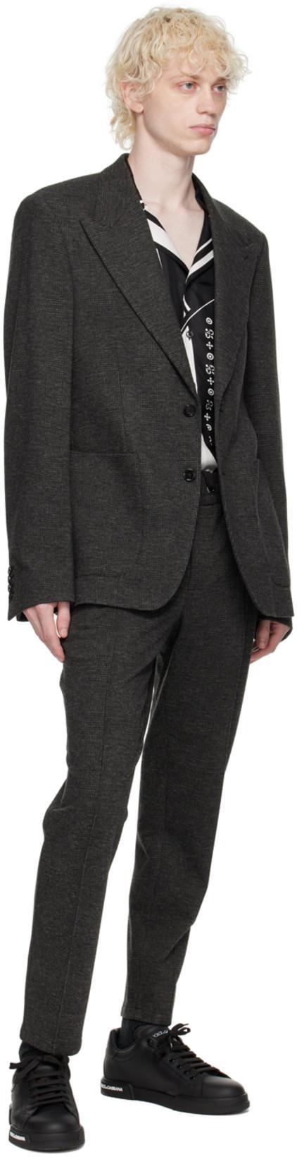 DOLCE & GABBANA Round-toe Low-top Casual Shoes In Black