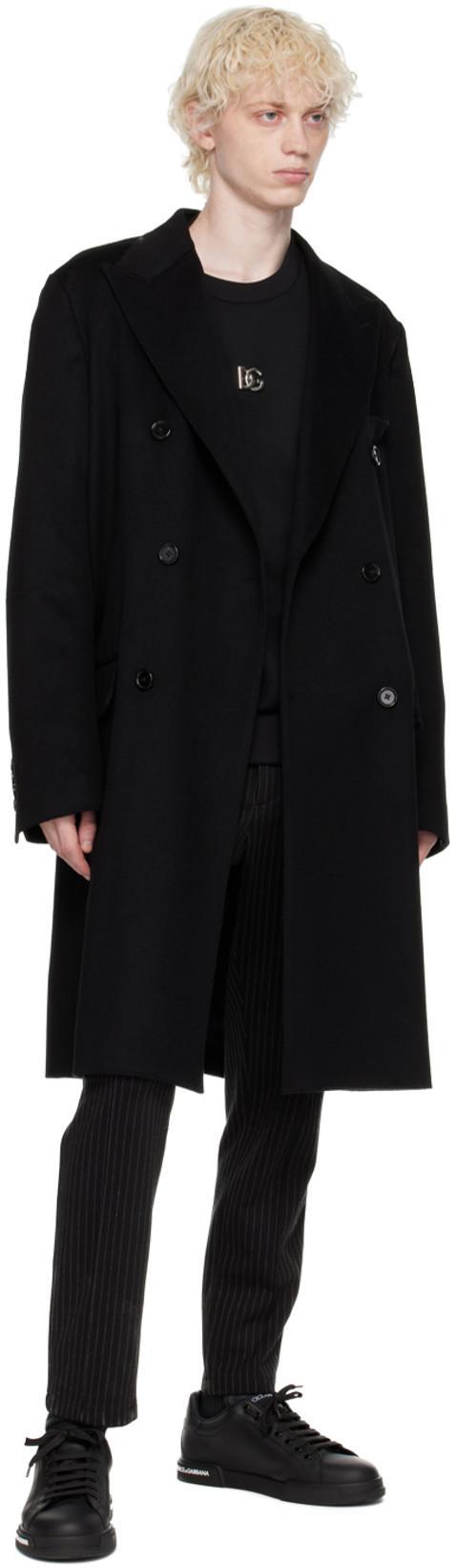 DOLCE & GABBANA Round-toe Low-top Casual Shoes In Black