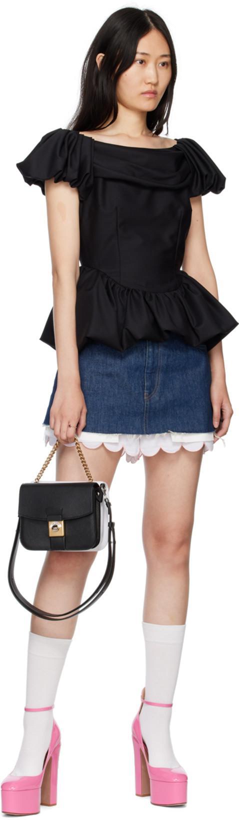 VALENTINO GARAVANI Tan-go Patent Leather Platform Pumps In Pink