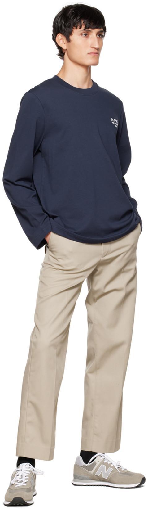 APC A.p.c. Cotton Sweatshirt With Minimalist Logo And Comfortable Fit In Black