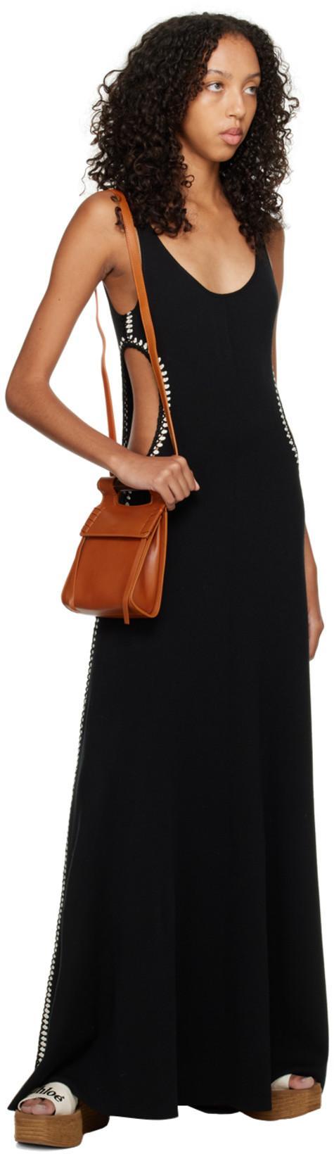 CHLOÉ Woody Canvas Platform Espadrille Sandals In White