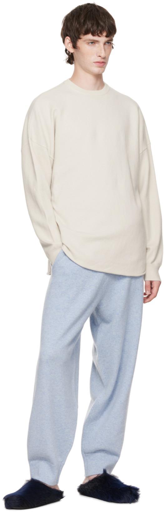 MARNI Navy Calf-hair Fussbett Sabot Loafers In 00b84 Eclipse