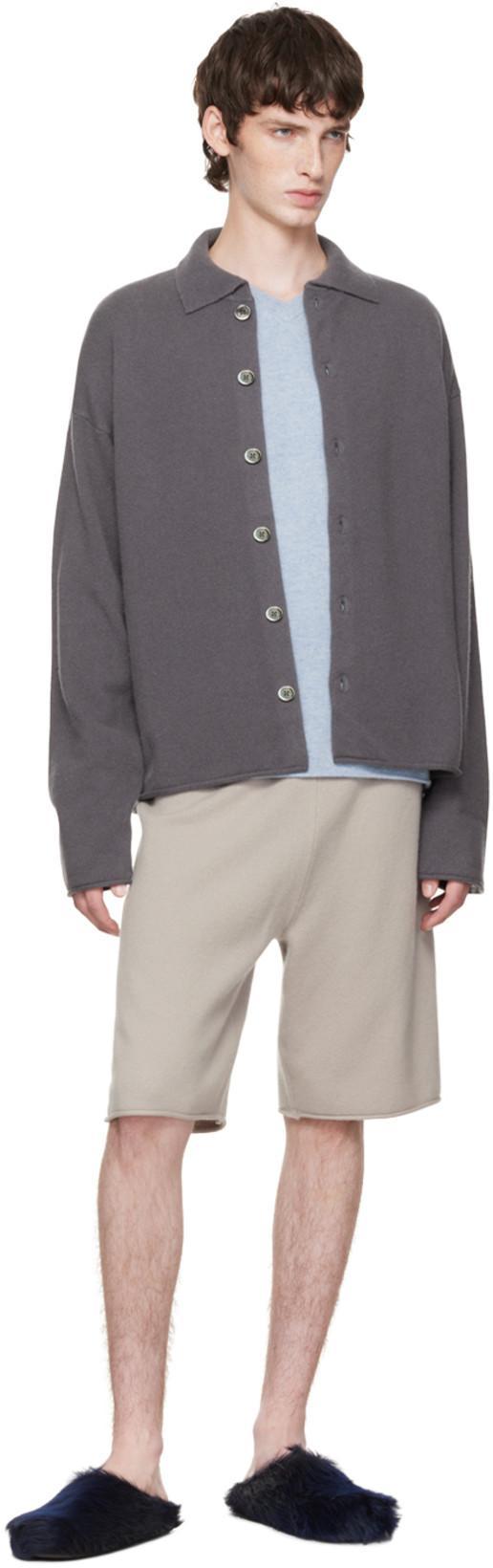 MARNI Navy Calf-hair Fussbett Sabot Loafers In 00b84 Eclipse