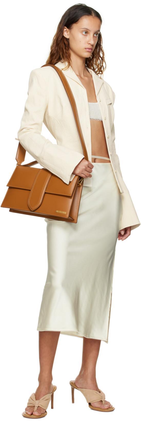 JACQUEMUS Emblem Skirt In Neutral