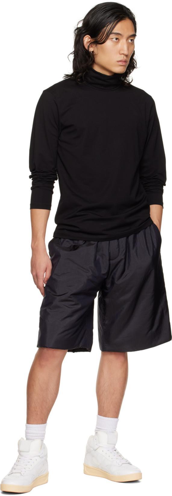 JIL SANDER White High-top Leather Sneakers