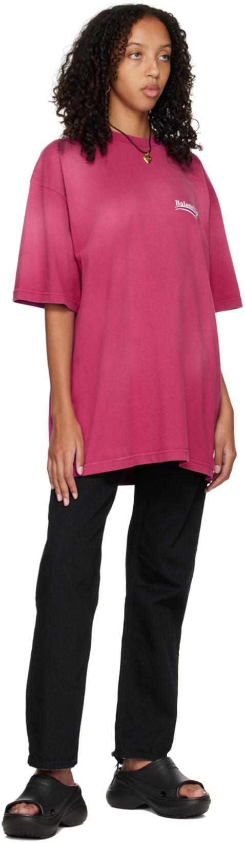 BALENCIAGA 85mm Rubber Pool Slide Sandals In Black