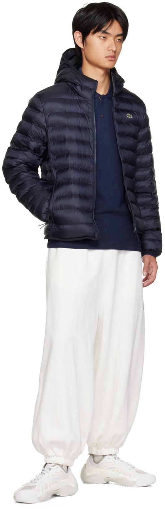 LACOSTE Navy Blue Longsleeve Polo Shirt