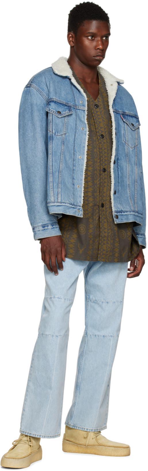 LEVI'S Sherpa Trucker Jacket Blue