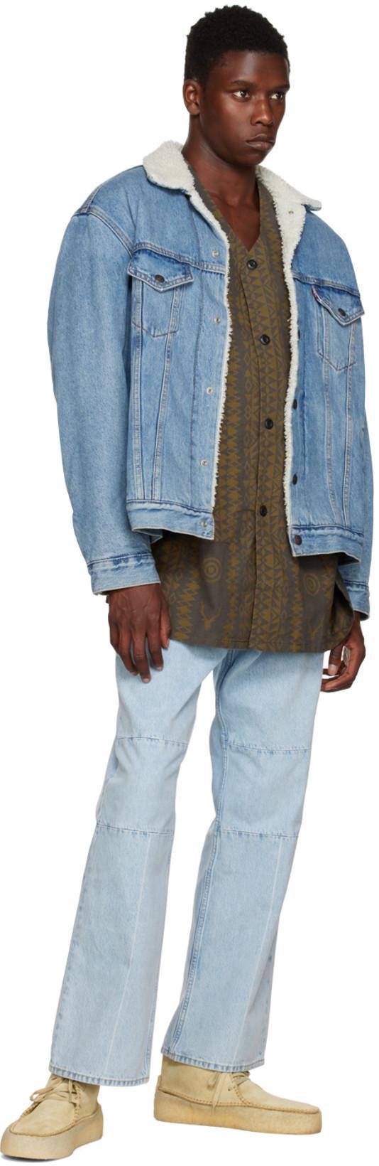 LEVI'S Sherpa Trucker Jacket Blue