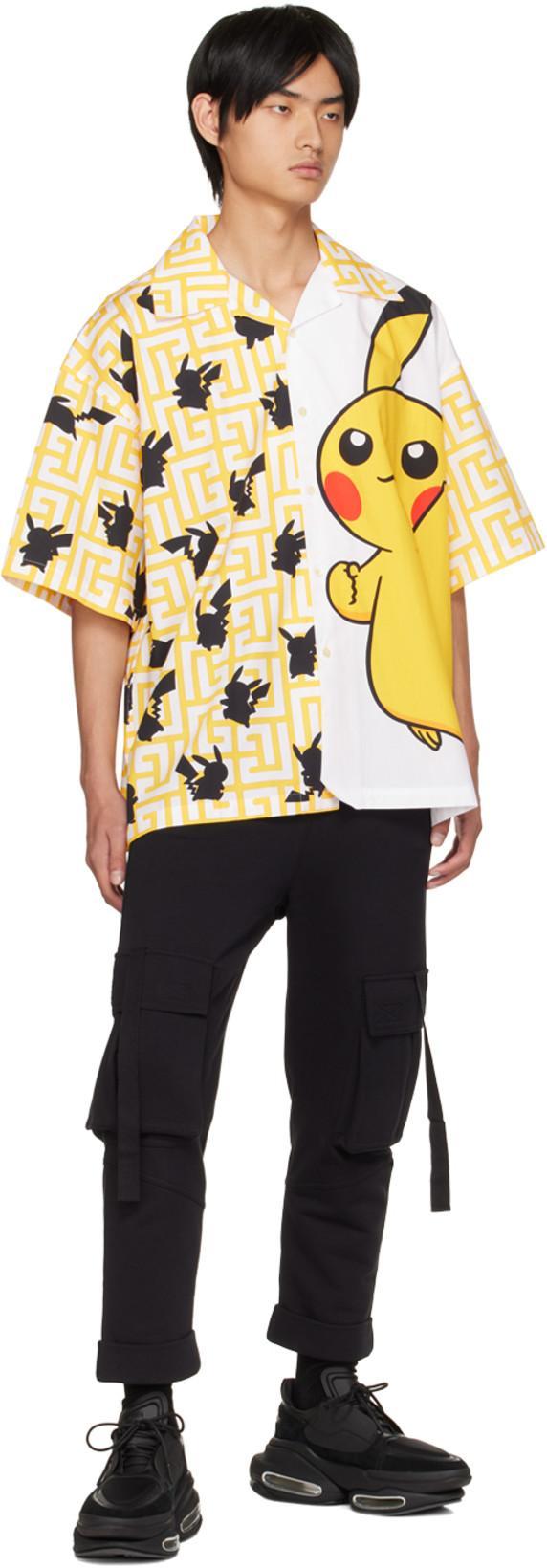 BALMAIN Printed T-shirt - Straight Fit In Black