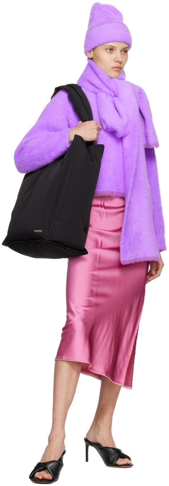 JACQUEMUS Le Cardigan Alzou Mohair Blend Cardigan In 米白色