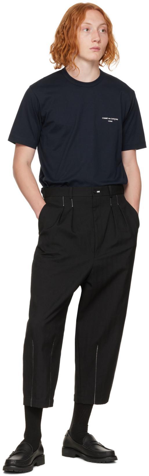 SAINT LAURENT Le Loafer Ysl-logo Leather Loafers In Black