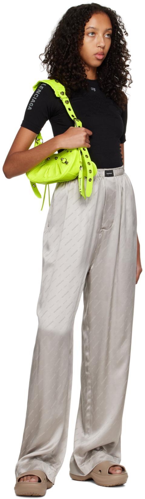 BALENCIAGA Sandali Bassi Pool Crocs Da Donna In Beige