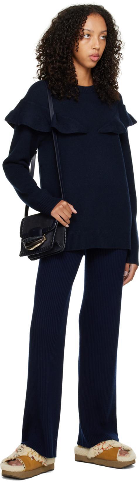 CHLOÉ Woody Canvas Platform Espadrille Sandals In White